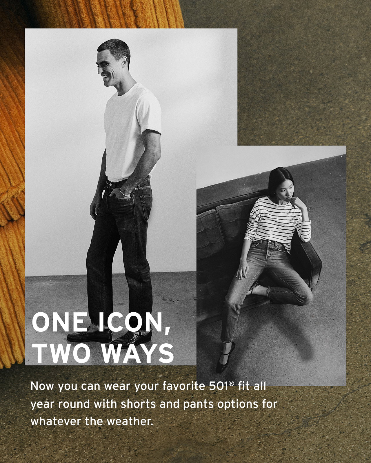 ONE ICON, TWO WAYS