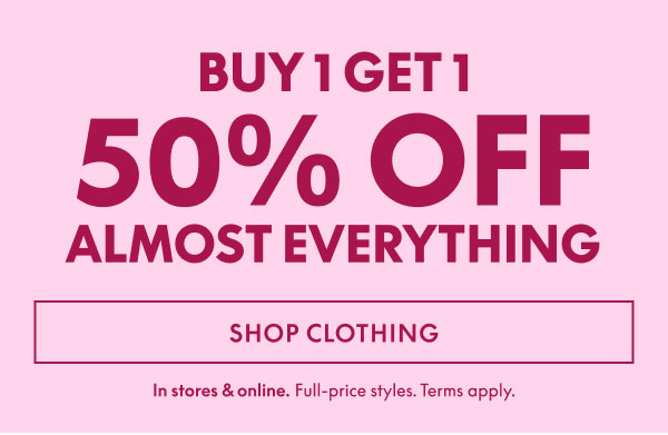 BOGO 50% Off
