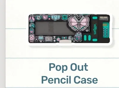 Pop Out Pencil Case