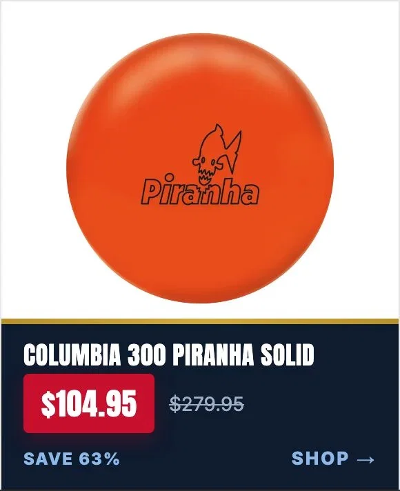 Columbia 300 Piranha Solid bowling ball