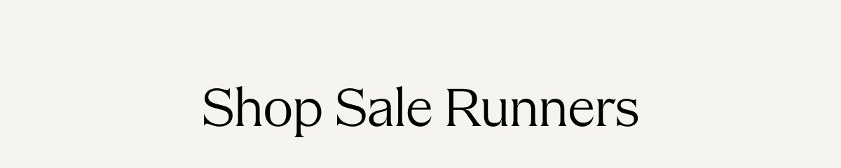 Shop Sale Runners 
