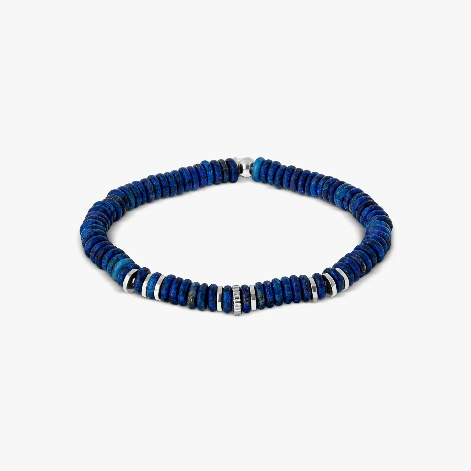 Image of Positano Beaded Bracelet With Blue Lapis