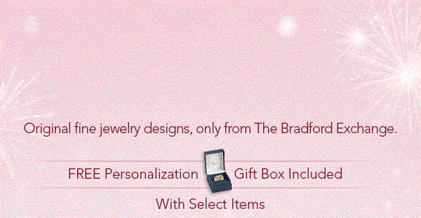 Celebrate August birthdays with original fine jewelry designs only from The Bradford Exchange.