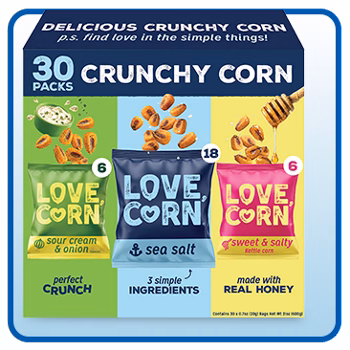 LOVE CORN Crunchy Corn Variety Pack
