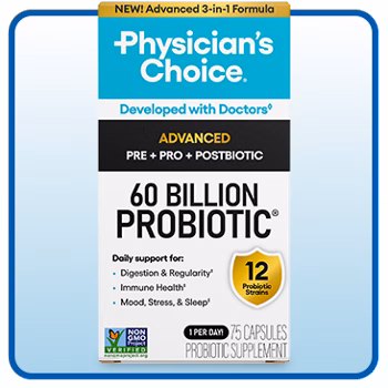 Physician's Choice Advanced 60 Billion Probiotic, 75 Capsules