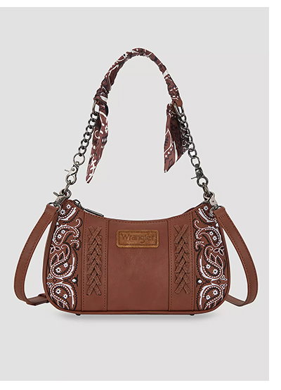 Bandana Print Shoulder Bag