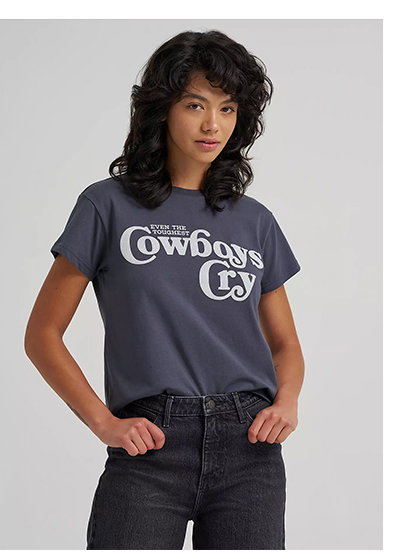 Cowboys Cry Retro Reg Graphic Tee