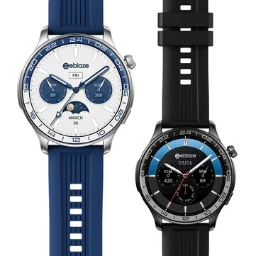 Zeblaze Btalk 4 Pro 1.43-inch AMOLED Display 21 Days Battery Life bluetooth Call Heart Rate Blood Oxygen Monitor Sleep Monitoring Multi-sport Modes IP68 Waterproof Smart Watch