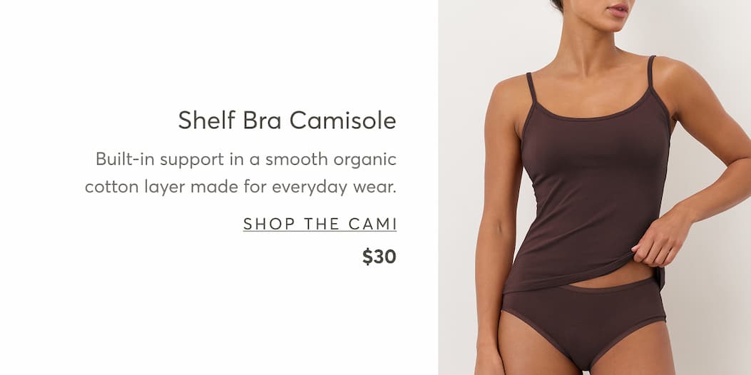 Shelf Bra Camisole | Shop The Cami