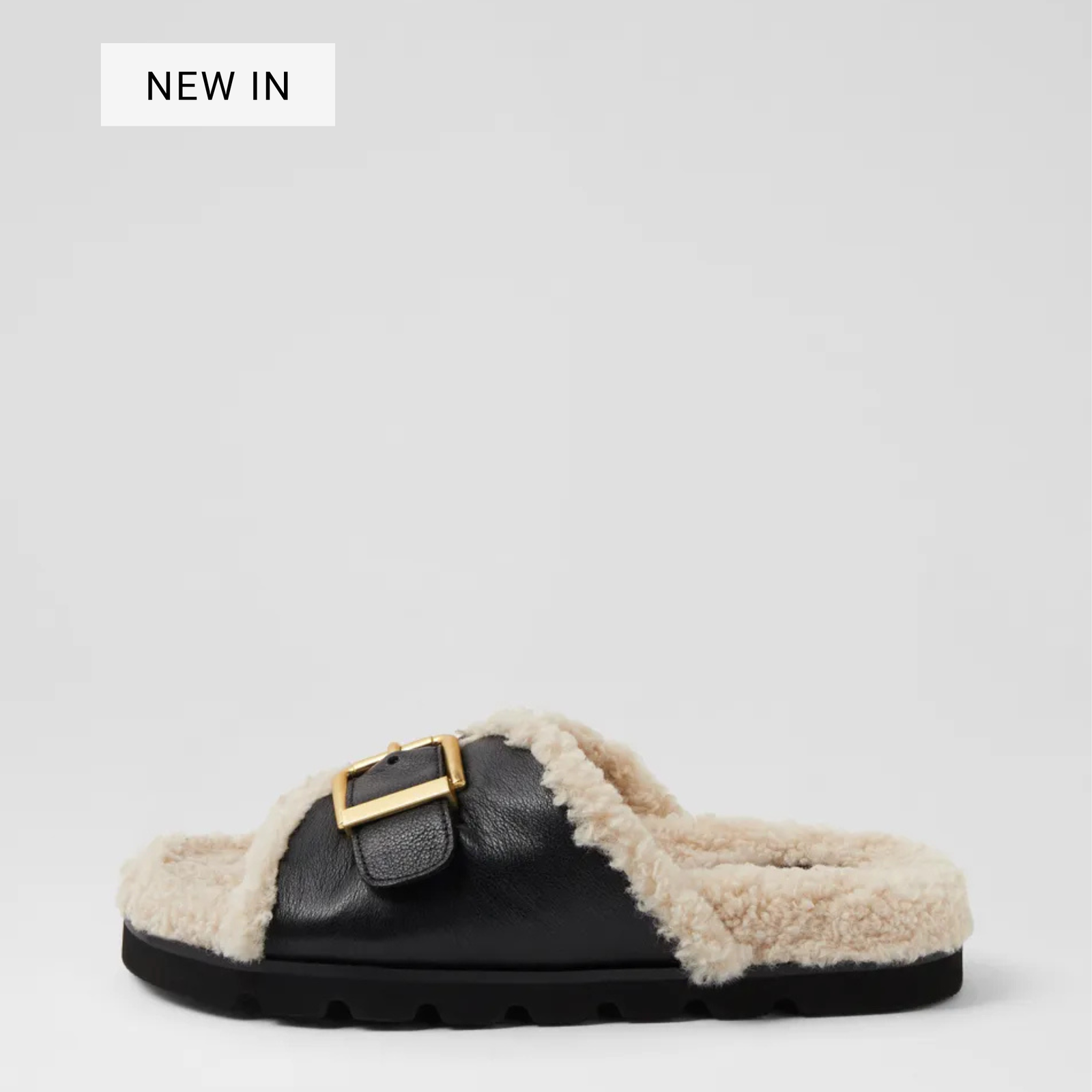 Shearling Slides