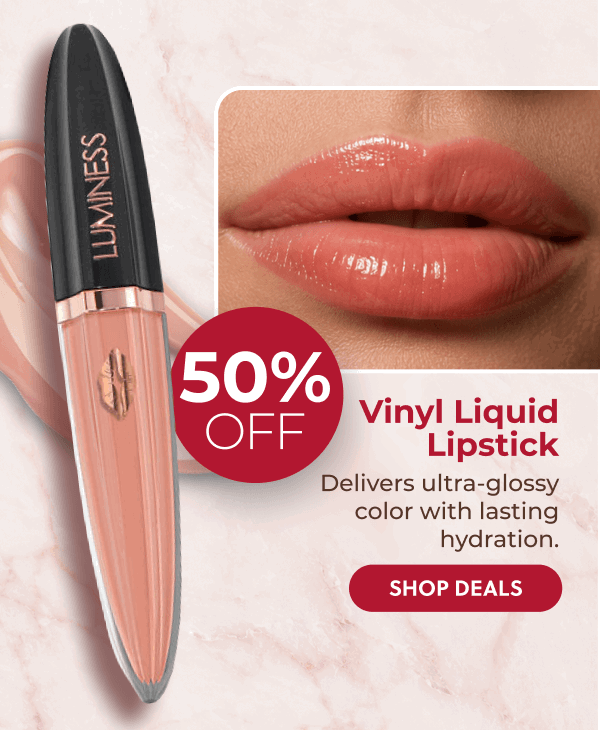 Vinyl Liquid Lipstick: Delivers ultra-glossy color with lasting hydration.