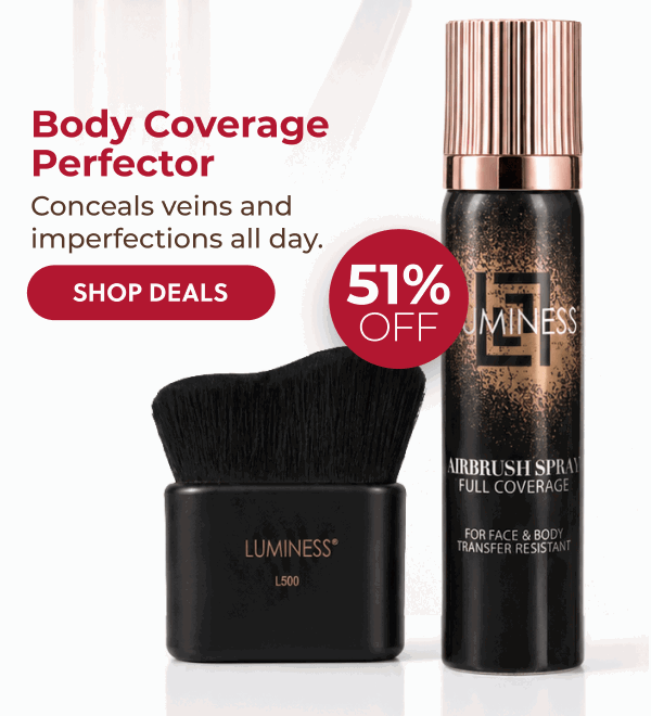 BODY COVERAGE PERFECTOR: Conceals veins and imperfections all day.