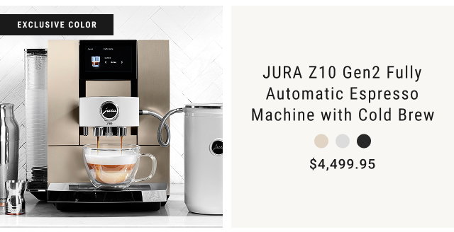 JURA Z10 Gen2 Fully Automatic Espresso Machine with Cold Brew $4,499.95