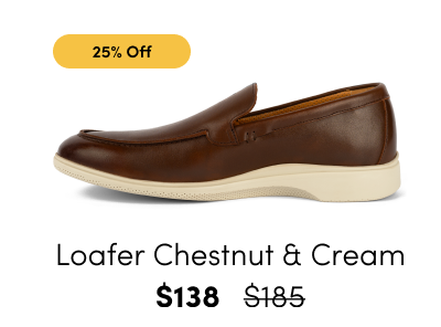 Loafer Chestnut and Cream