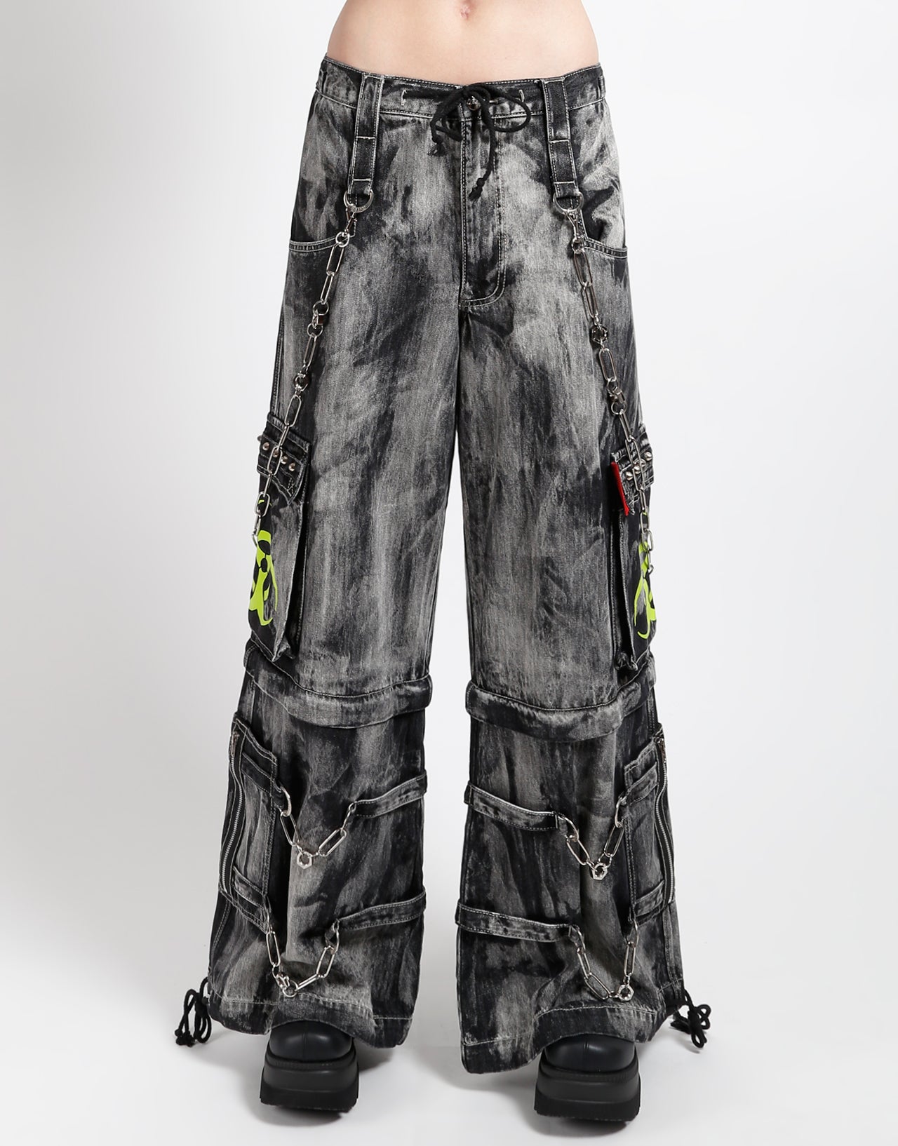 Image of BIOHAZARD BLACK DENIM STORM WASH PANT