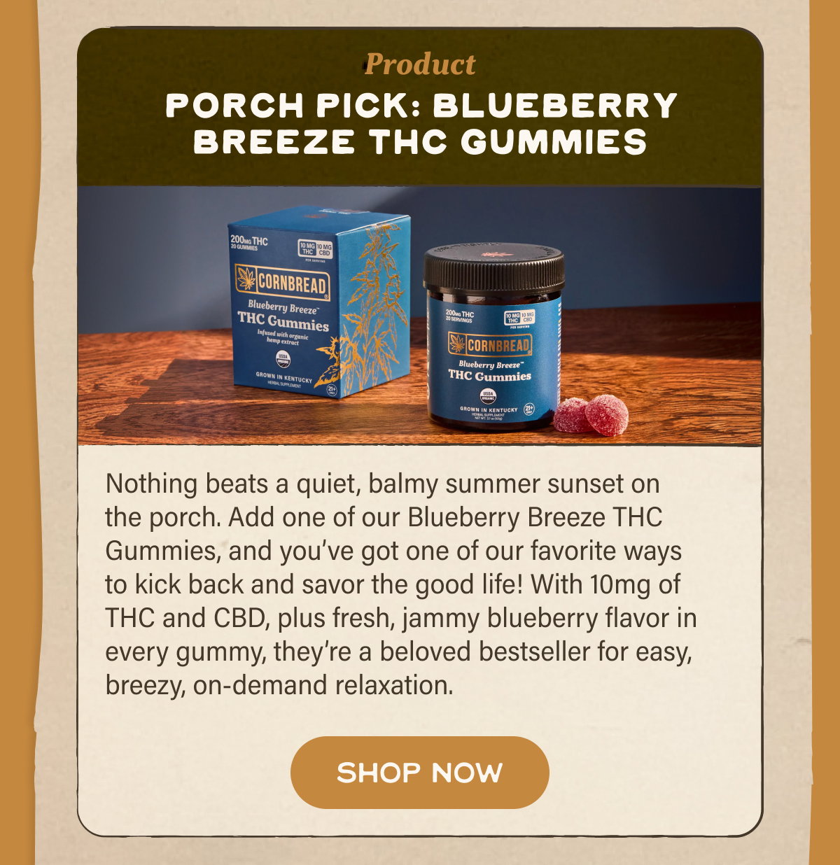 Porch Pick: Blueberry Breeze Gummies