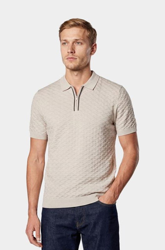 R2 knitted polo