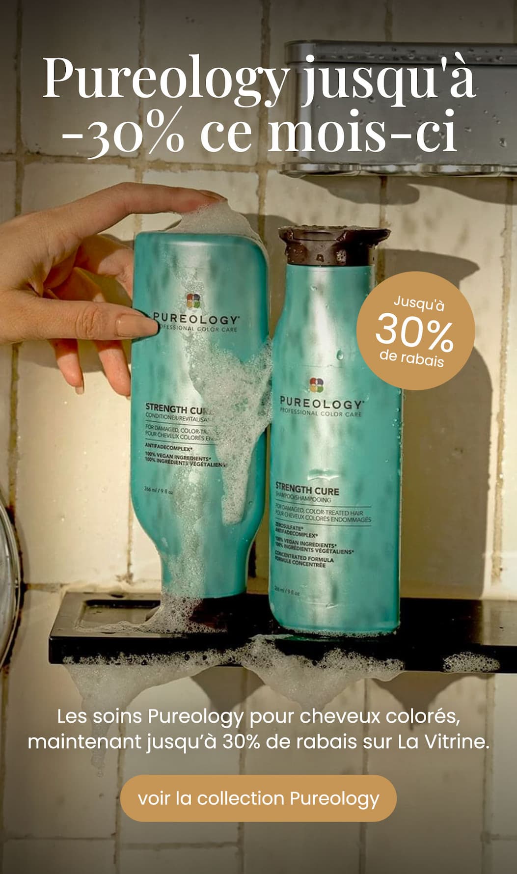 Pureology jusqu'à -30% ce mois-ci