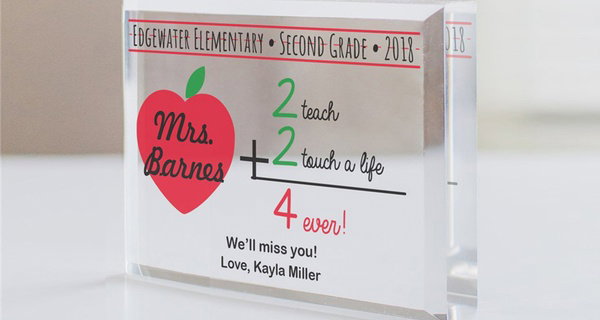 Create Unique Acrylic Teacher Keepsakes