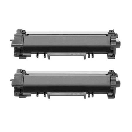 Image of Compatible Twin Pack Brother TN760 Black High Capacity Toner Cartridges