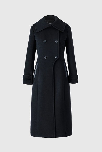 ELODIE-R double face wool tailored coat