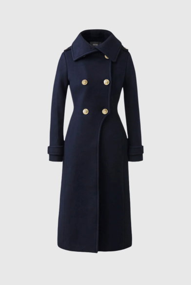 ELODIE-R double face wool tailored coat