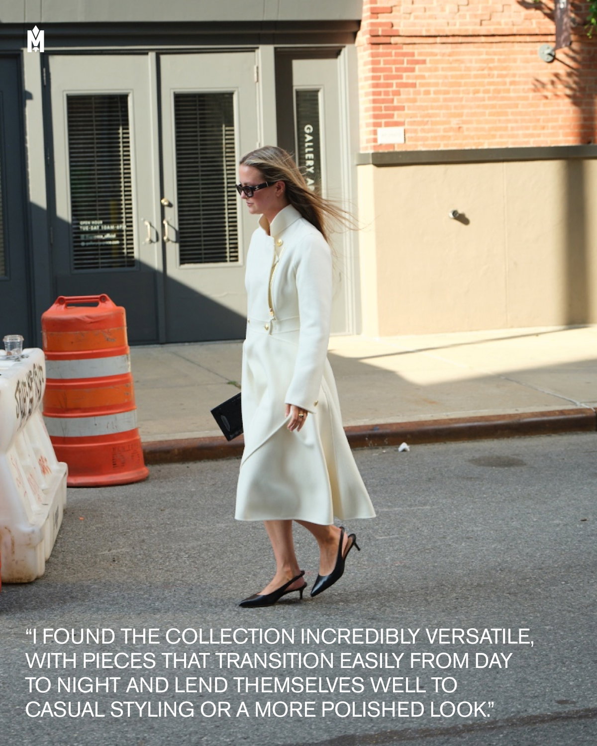 ANNIA Asymmetrical Wool Coat