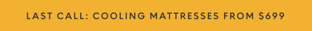 Cooling mattresses starting at $699