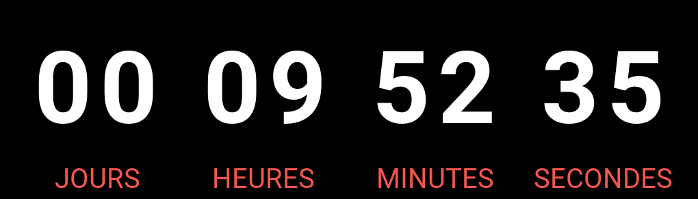 Compte à rebours jusqu'à 07:00