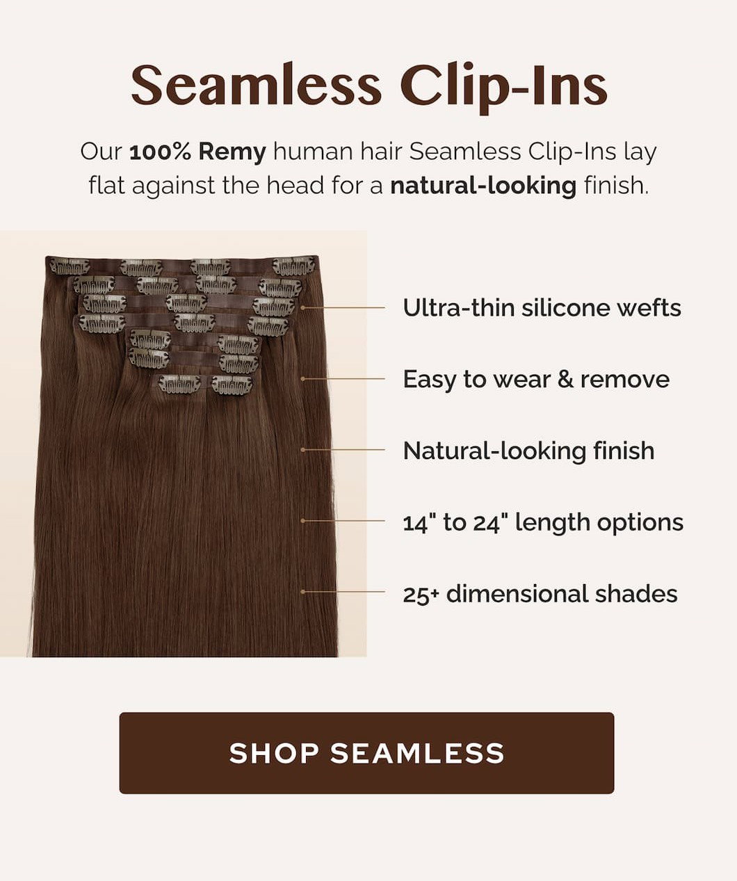 Seamless Clip ins
