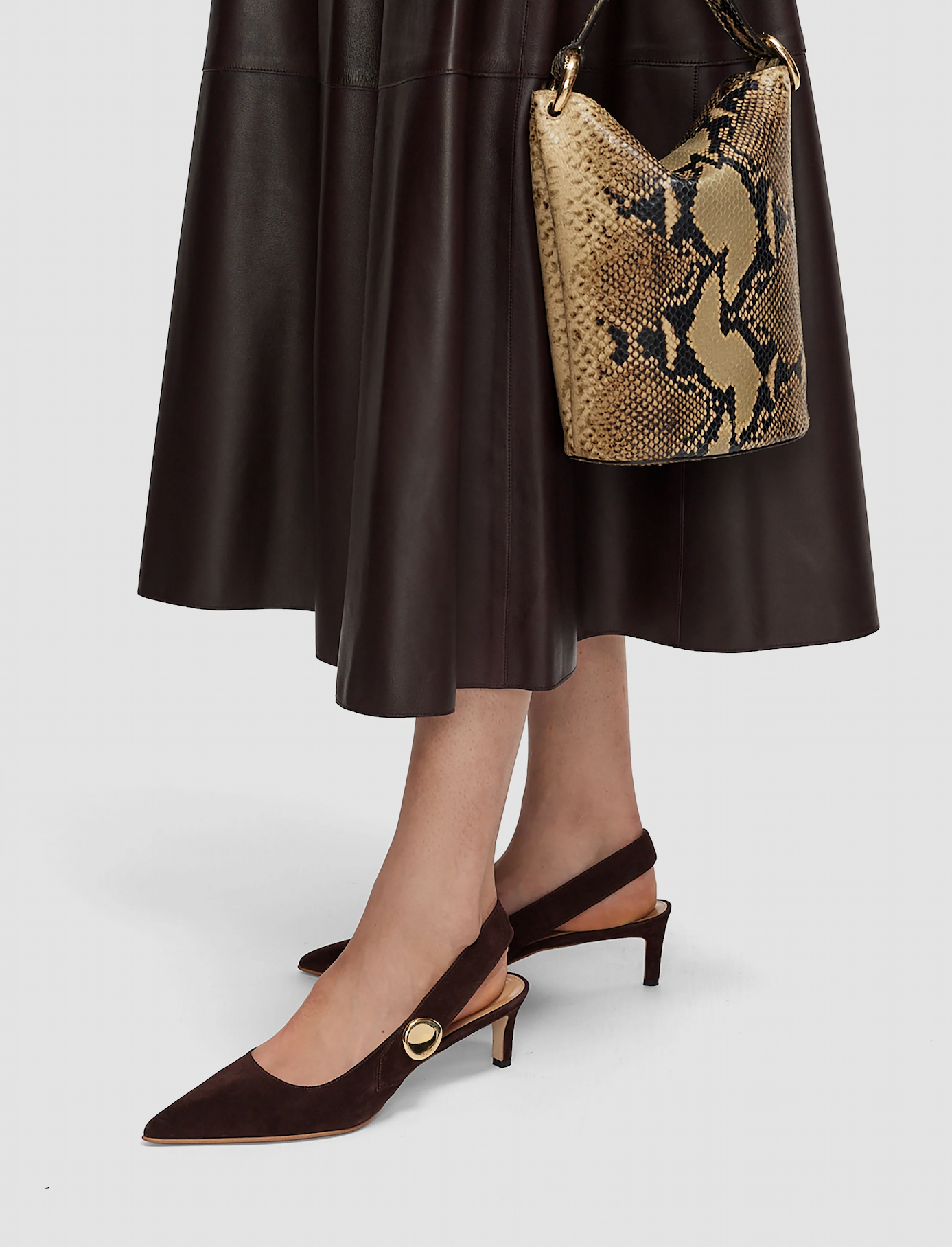Cleo Suede Slingback Shoes