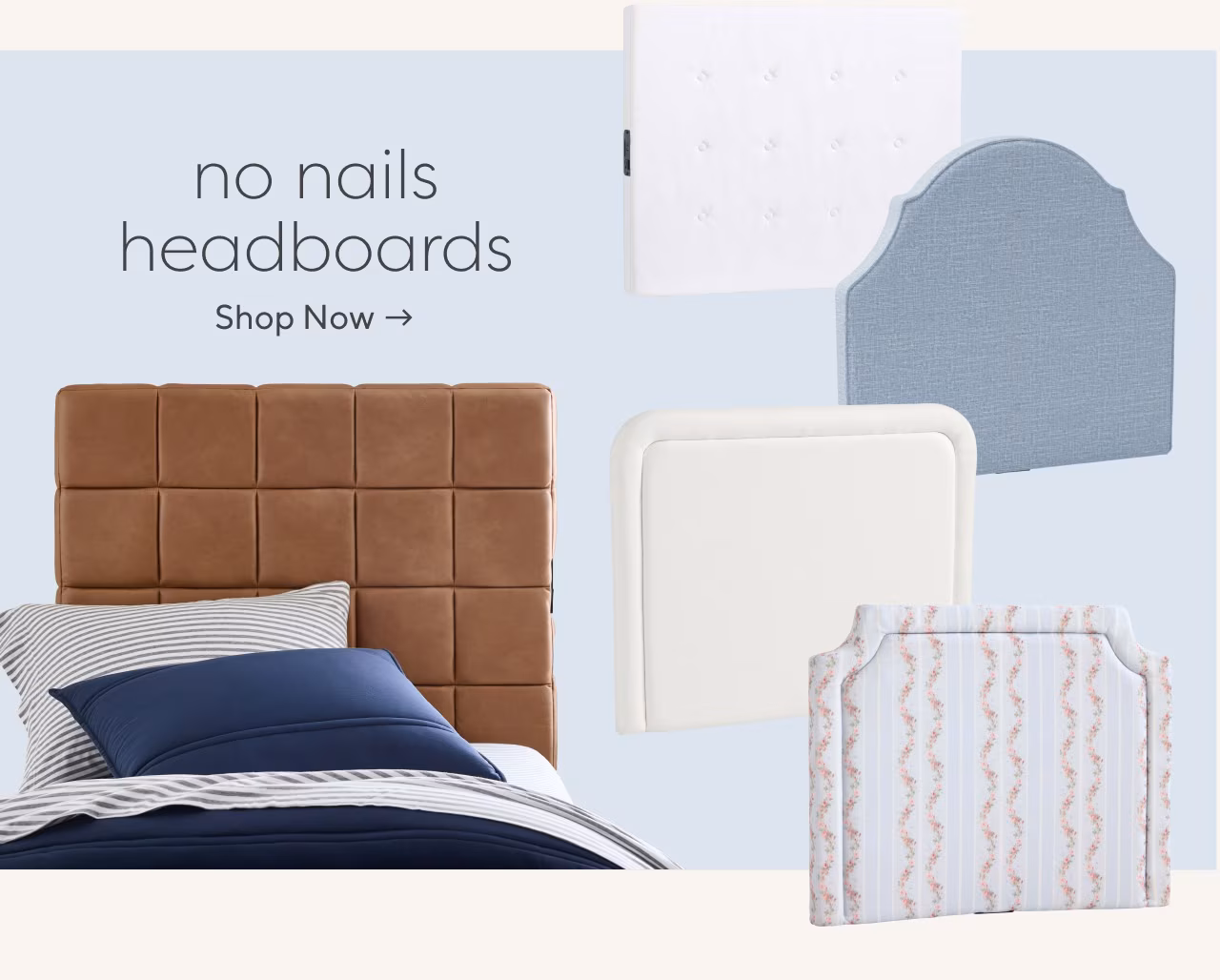 No nails headboards