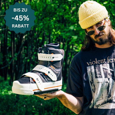 Wakeboardbindungen bis zu 45% reduziert