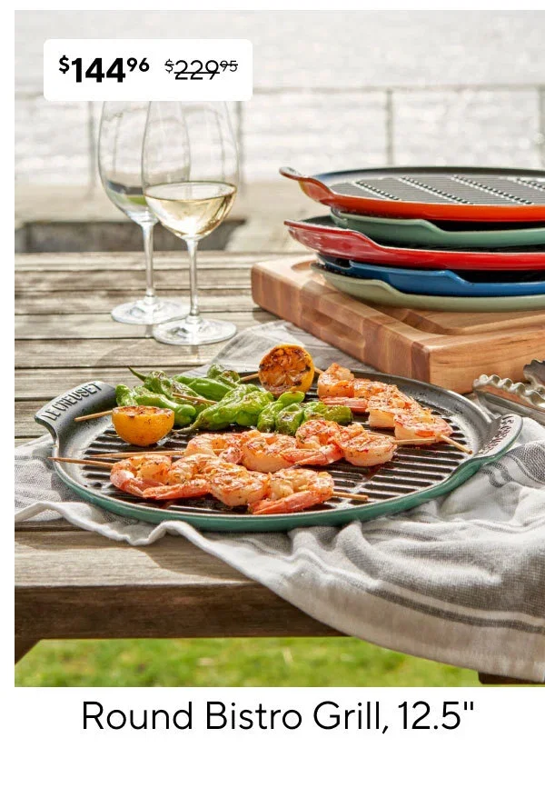 Le Creuset Round Bistro Grill, 12.5
