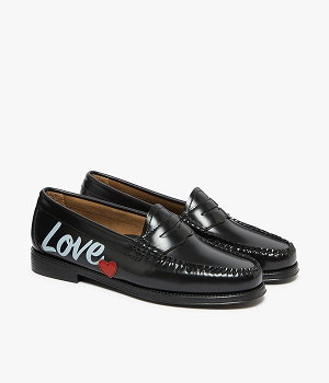 Easy Weejuns Penny Love Note Loafers