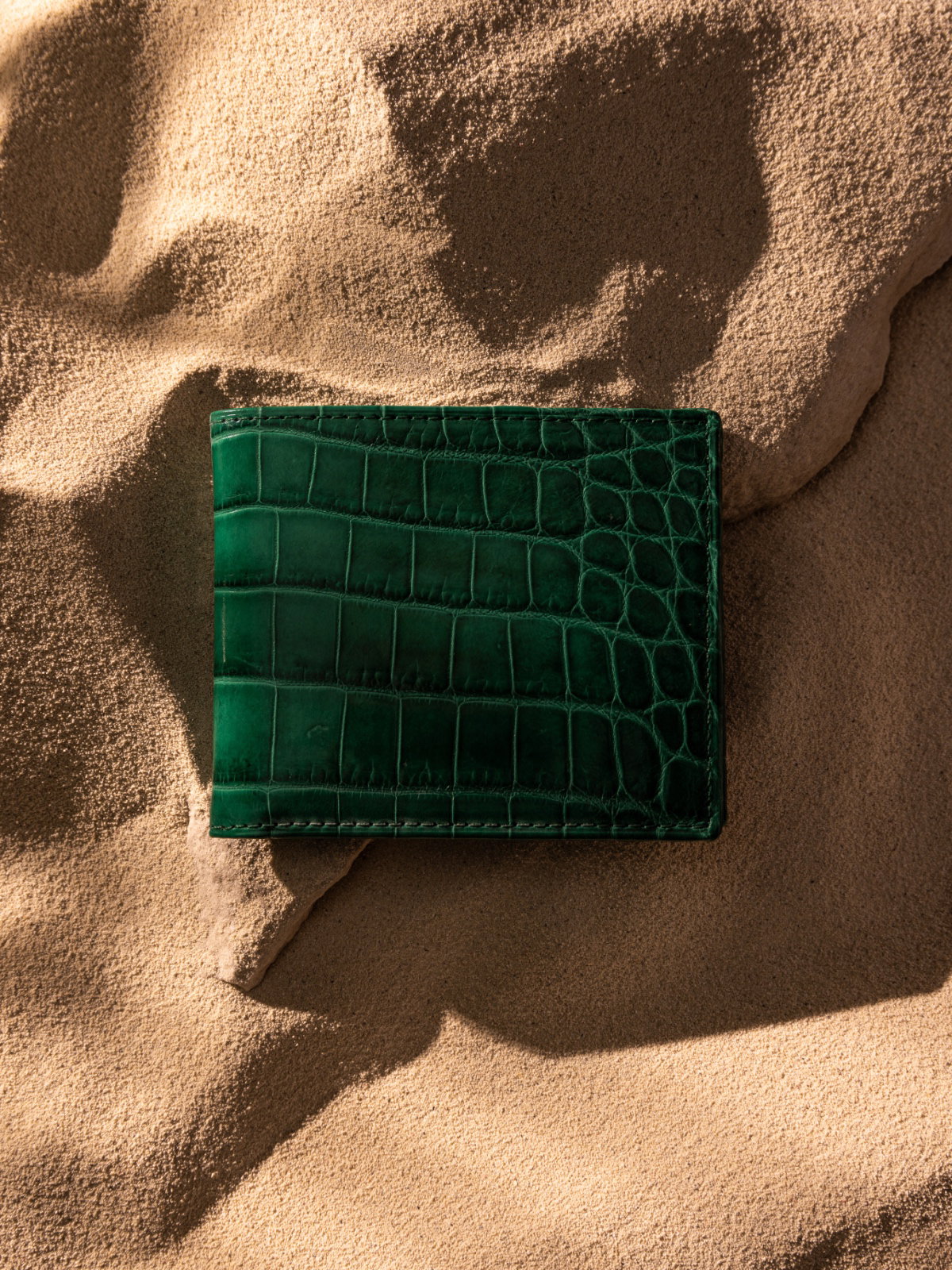Emerald Crocodile Wallet