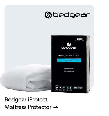 Featured Bedgear iProtect Mattress Protector. Click to shop.