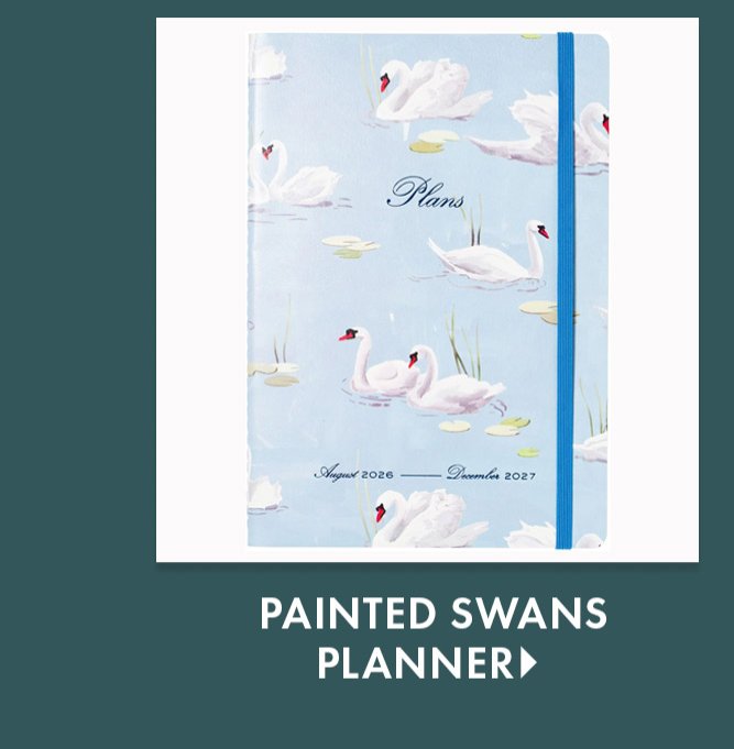 2026-2027 Painted Swans Monthly Desk Planner