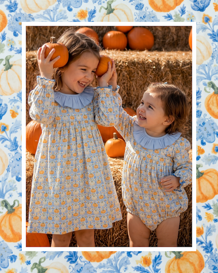 Fall Floral Bronte Corduroy Dress