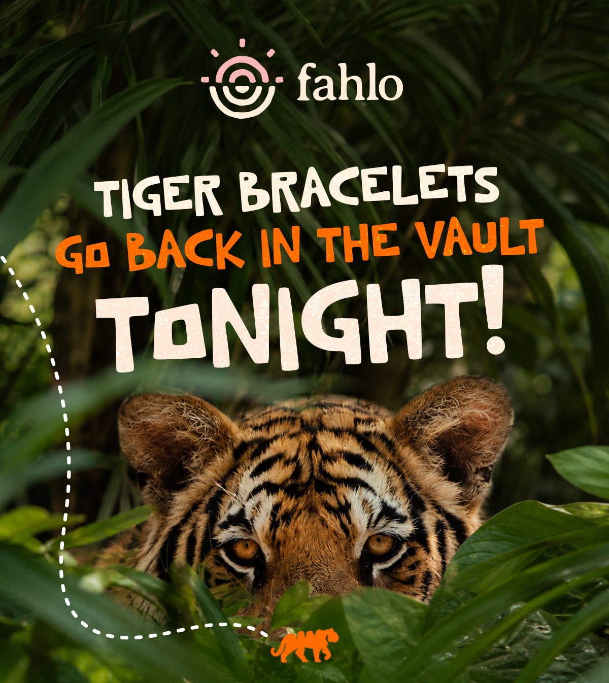 Tiger bracelets go back out of season! Shop the Prowl Bracelet now!