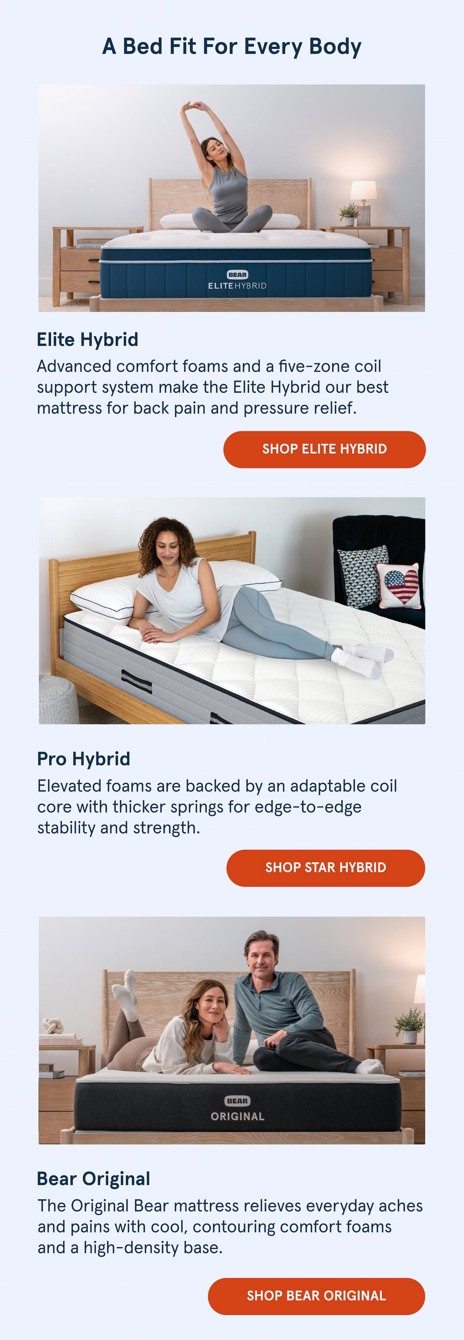 A Bed Fit for Every Body