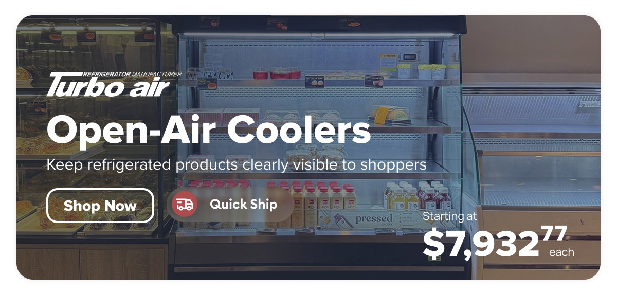 Turbo Air Open-Air Coolers