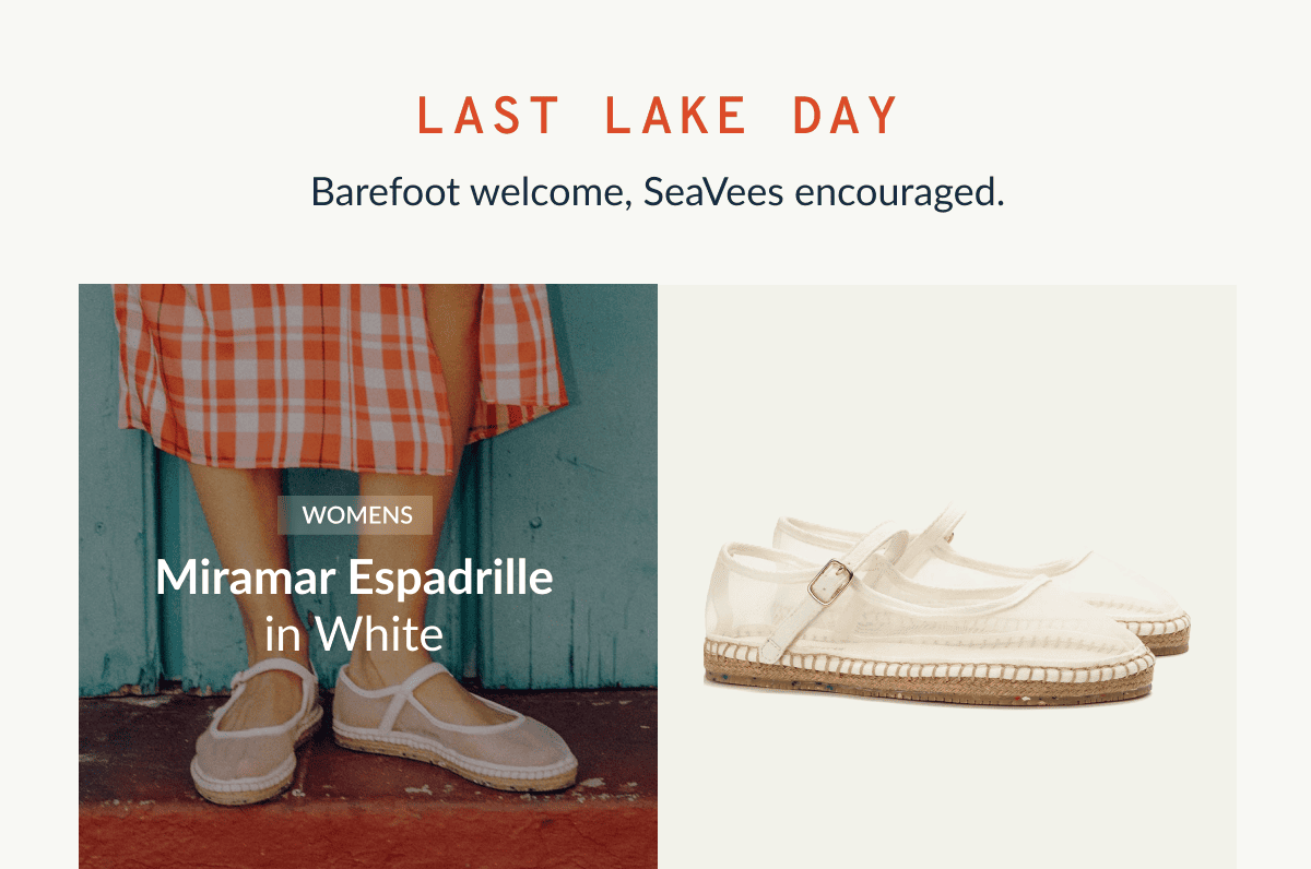 Miramar Espadrille in White