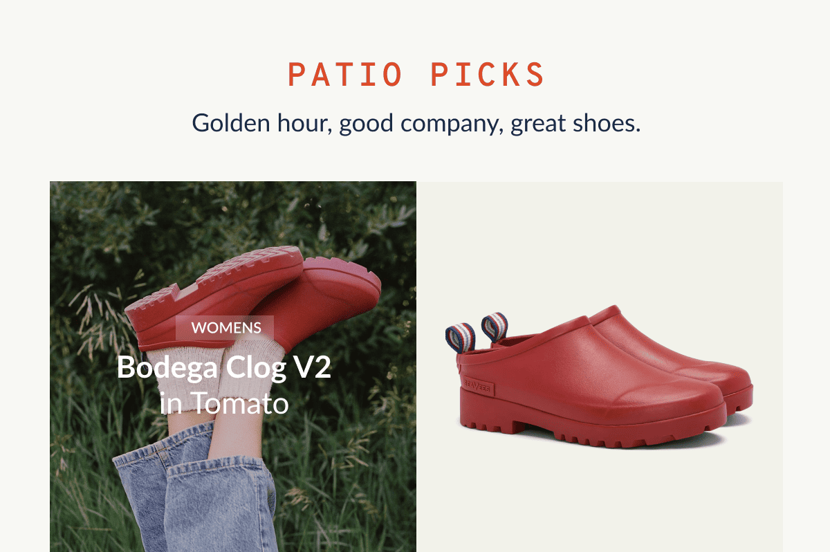 Bodega Clog V2 in Tomato