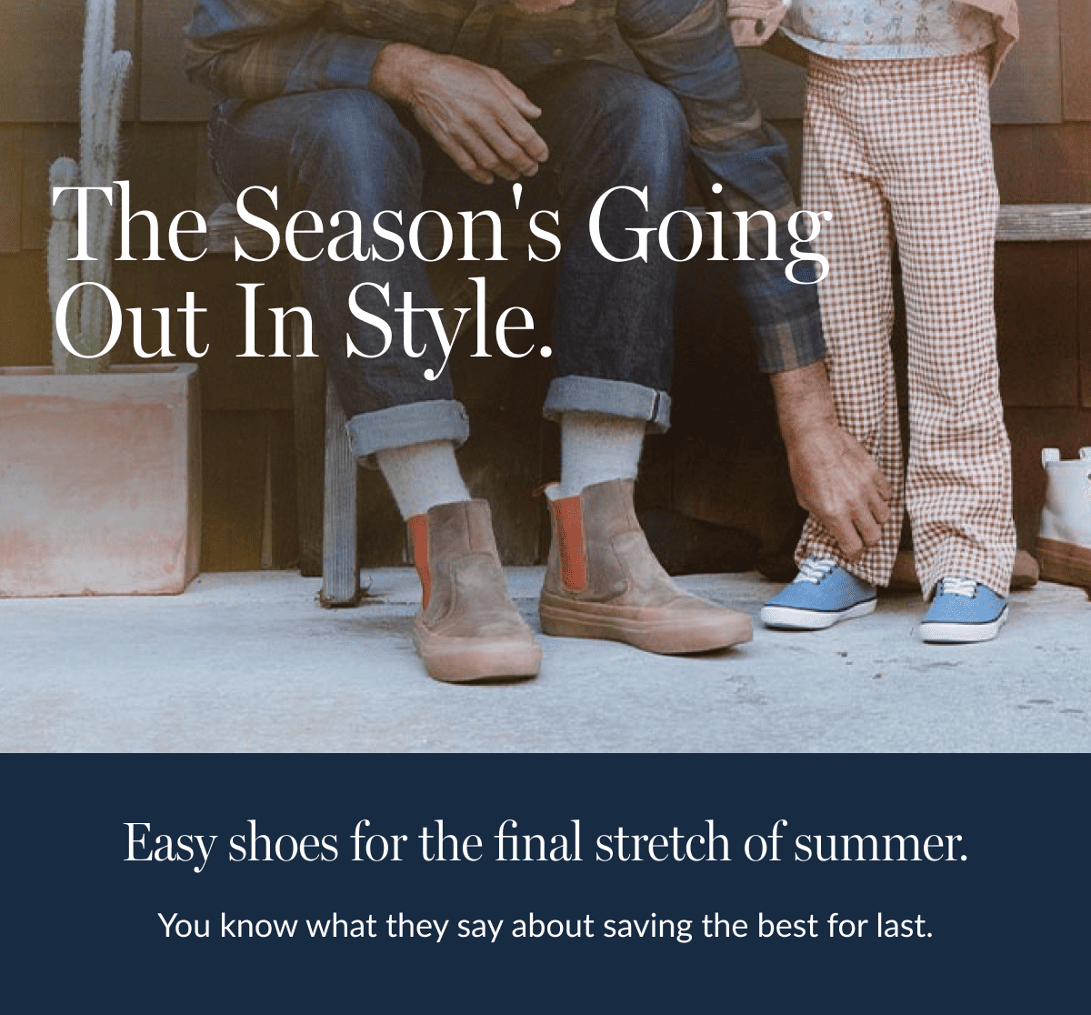 The season's going out in style.