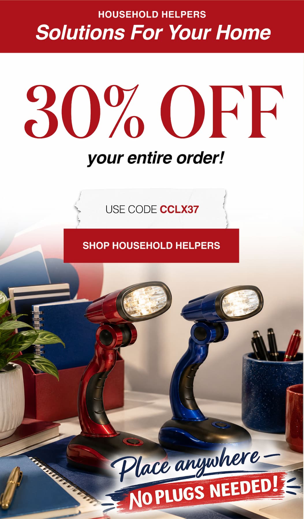 Household Helpers Solutions for your Home 30% Off your entire order!