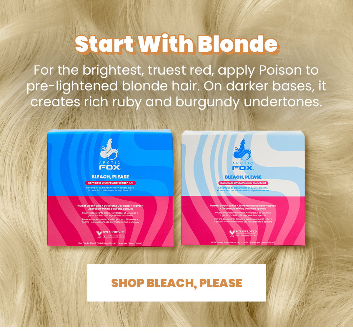 Start with blonde