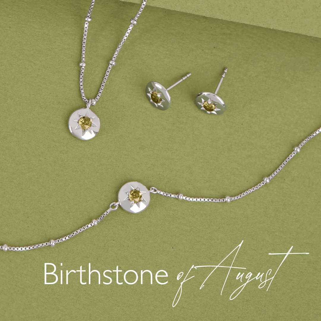 August Birthstone Jewellery