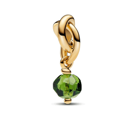 Pandora Gold August Eternity Circle Dangle Charm