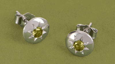 August Birthstone Earrings